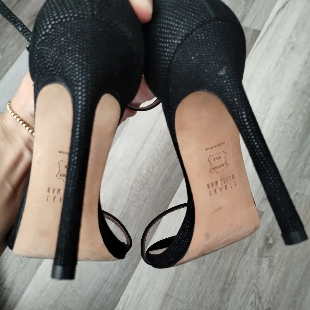 Stuart Weitzman Black Heels - Picture 5 of 11